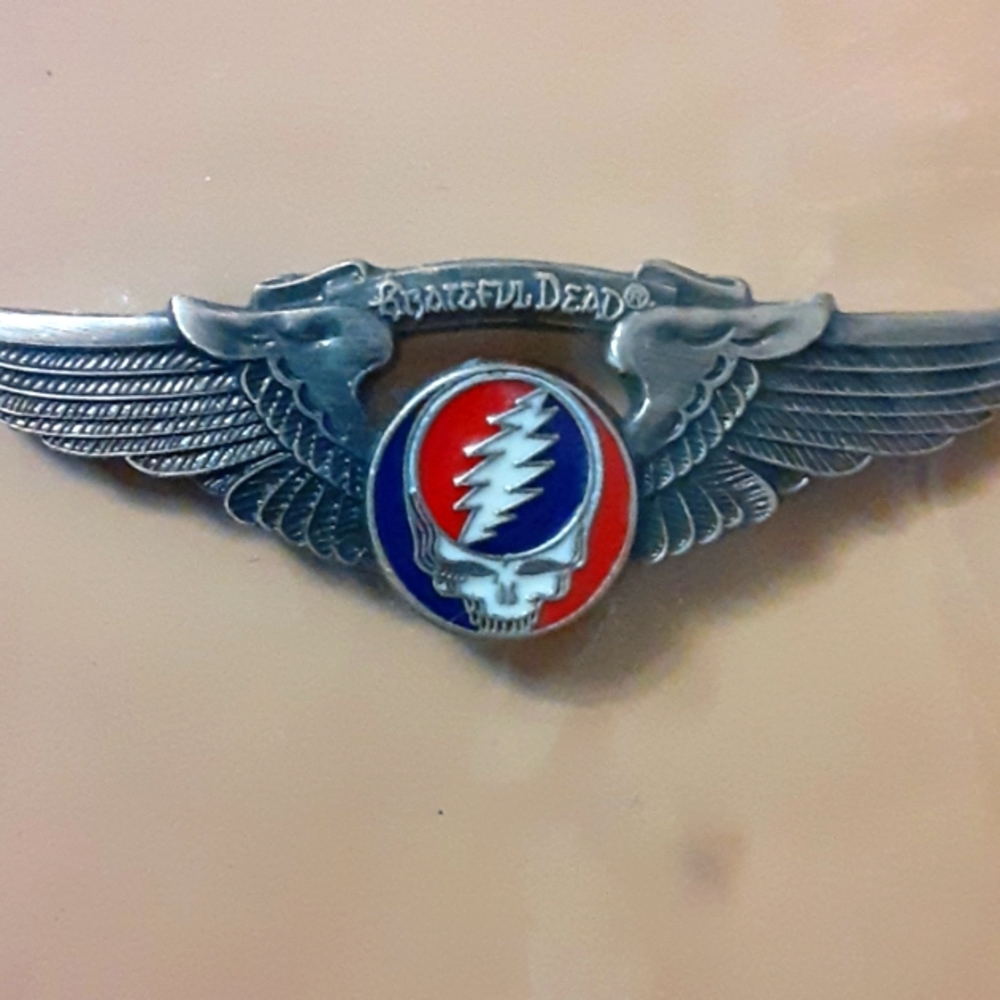 Grateful Dead "Steal your face" mini pilot's wings, 1+1/2"
